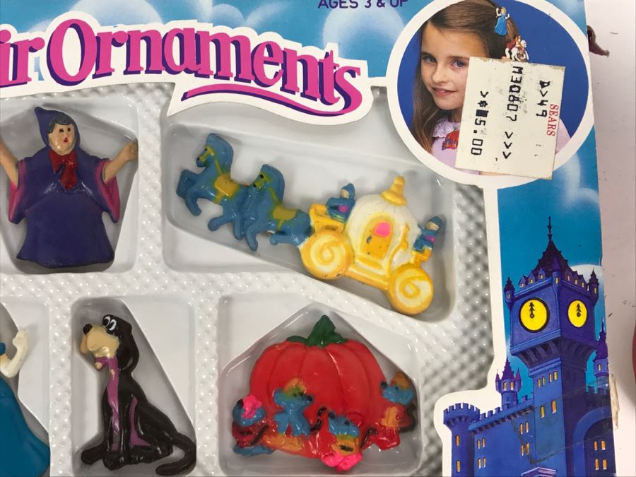 Vintage Minnie 'N Me Toy China Tea Set And Disney Cinderella Hair Ornaments From Sears [Photo 5]