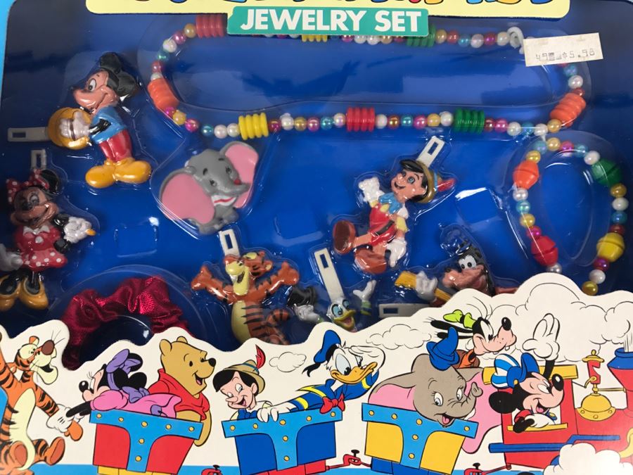 Vintage Sears Jewelry Sets New In Box Snow White And The Seven Dwarfs, Cinderella, Mickey And Friends [Photo 3]