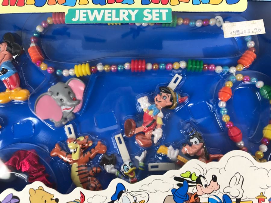 Vintage Sears Jewelry Sets New In Box Snow White And The Seven Dwarfs, Cinderella, Mickey And Friends [Photo 5]