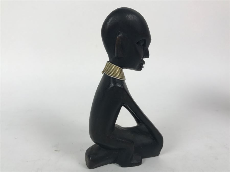 Carved African Wooden Sculpture Doll [Photo 6]