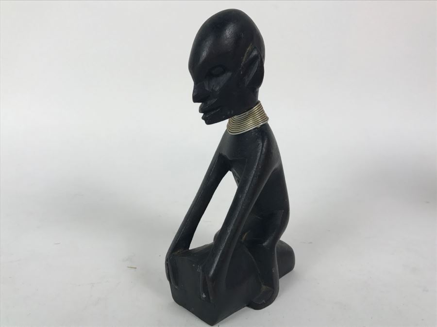 Carved African Wooden Sculpture Doll [Photo 2]