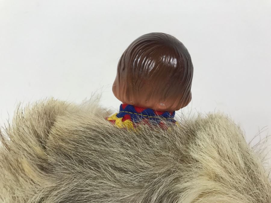 Vintage Doll With Real Fur Clothing [Photo 7]