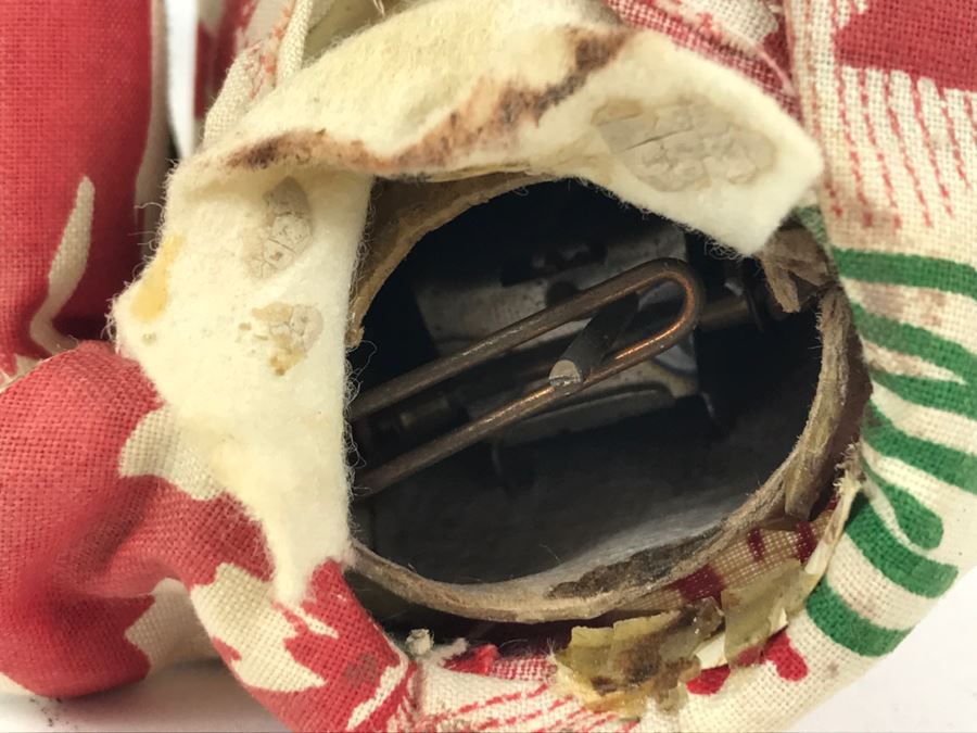 Old German USZ Mechanical Wind-Up Black Drummer Doll Toy - Missing Wind-Up Key - Head Is Loose [Photo 3]