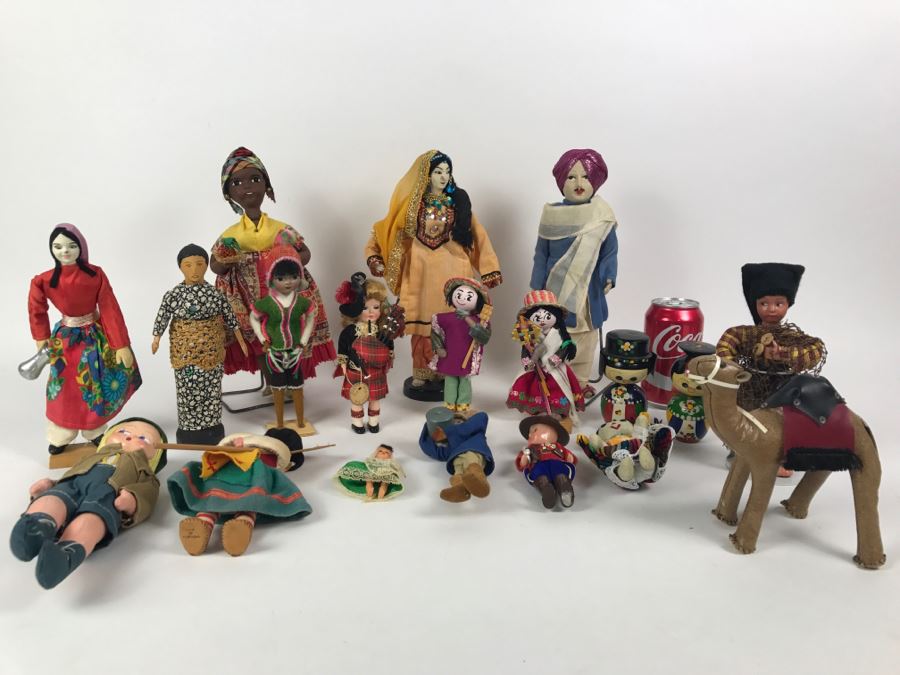 Collection Of Vintage International Dolls - See All Photos