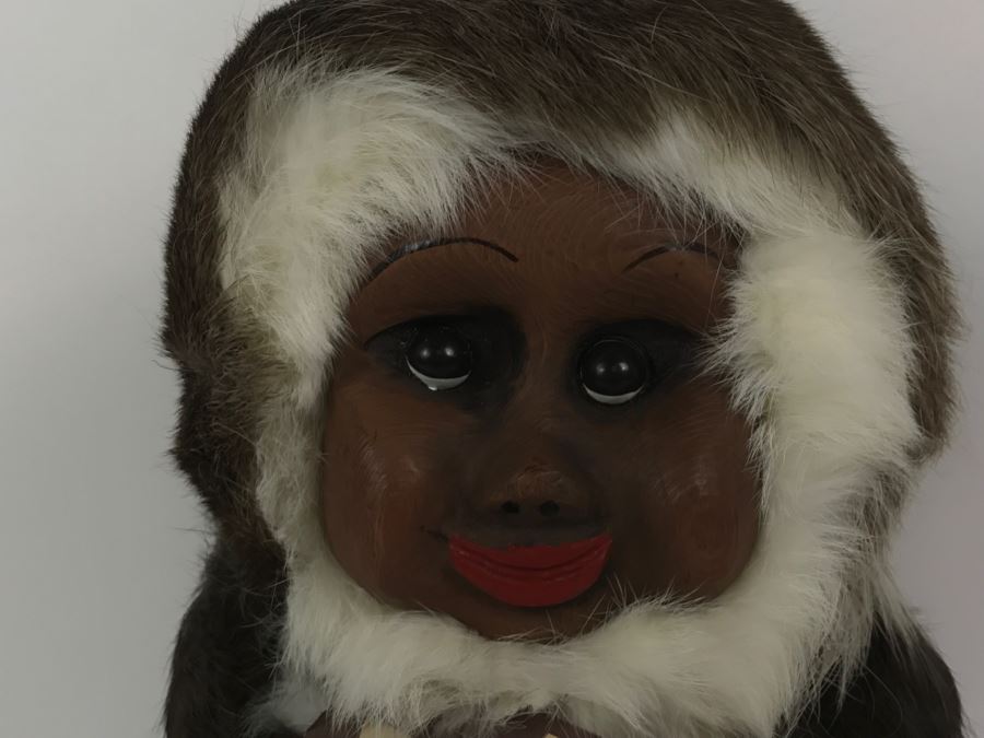 Genuine Alaskan Fur Doll Made With Reindeer Skins By ITI [Photo 2]