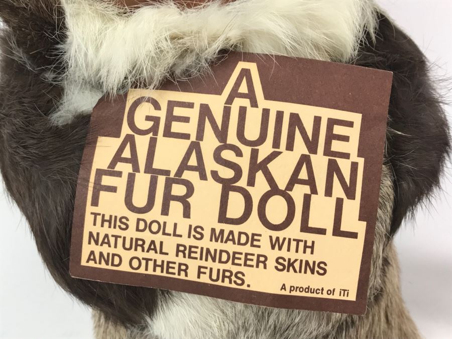 Genuine Alaskan Fur Doll Made With Reindeer Skins By ITI [Photo 3]