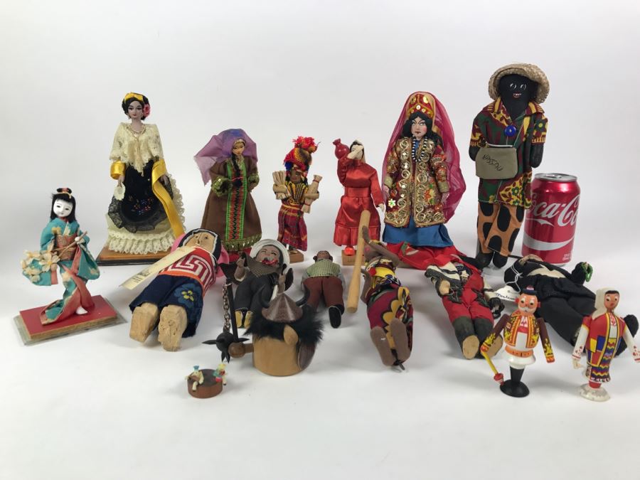 Collection Of Vintage International Dolls - See All Photos