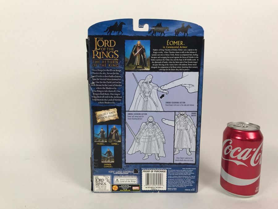 Toy Biz The Lord Of The Rings The Return Of The King Eomer In Ceremonial Armor Action Figure New In Box 2003 [Photo 8]