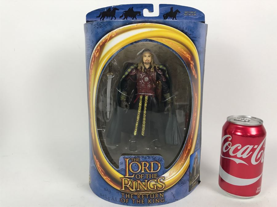 Toy Biz The Lord Of The Rings The Return Of The King Eomer In Ceremonial Armor Action Figure New In Box 2003