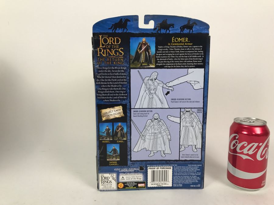 Toy Biz The Lord Of The Rings The Return Of The King Eomer In Ceremonial Armor Action Figure New In Box 2003 [Photo 8]