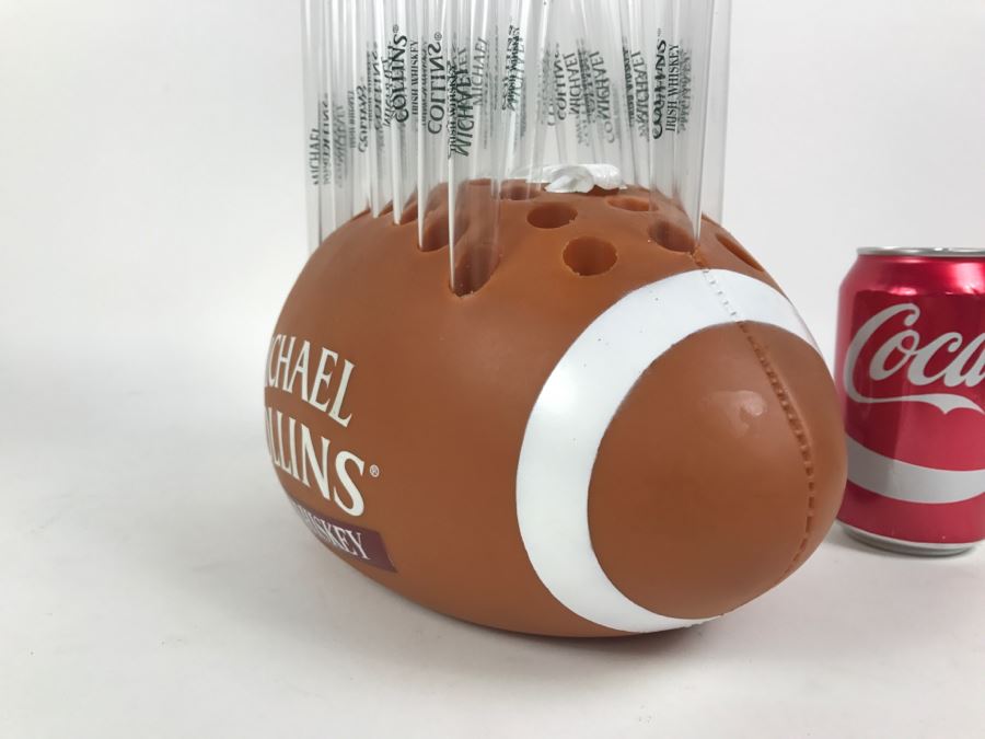 Michael Collins Irish Whiskey Advertising Football Test Tube Shot Glass Holder - Great For Football Parties [Photo 5]