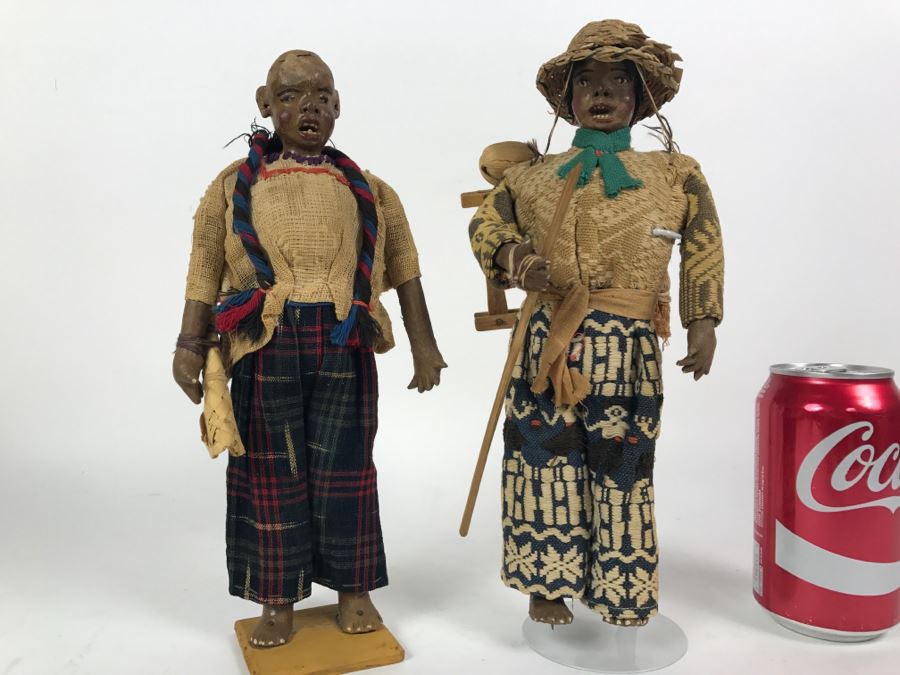 Pair Of Vintage Dolls From Guatemala [Photo 1]