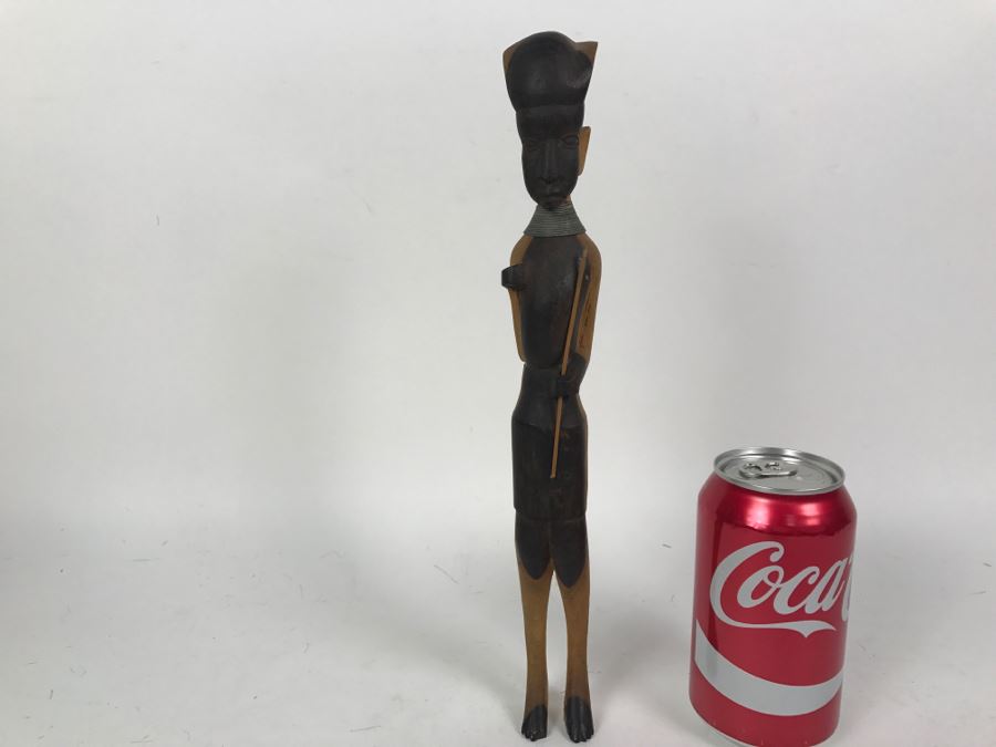 Vintage African Carved Wood Sculpture [Photo 2]
