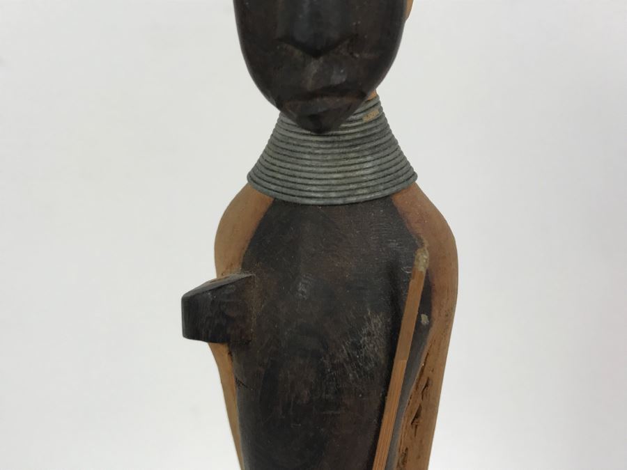 Vintage African Carved Wood Sculpture [Photo 4]