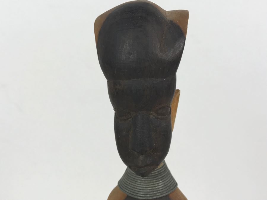 Vintage African Carved Wood Sculpture [Photo 3]