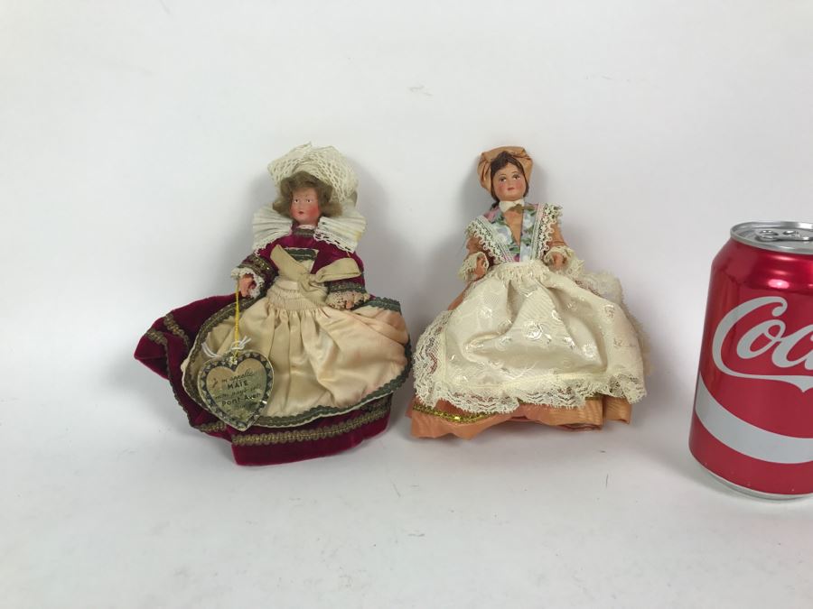 Pair Of Vintage Dolls Including A Le Minore Bretagne  [Photo 2]