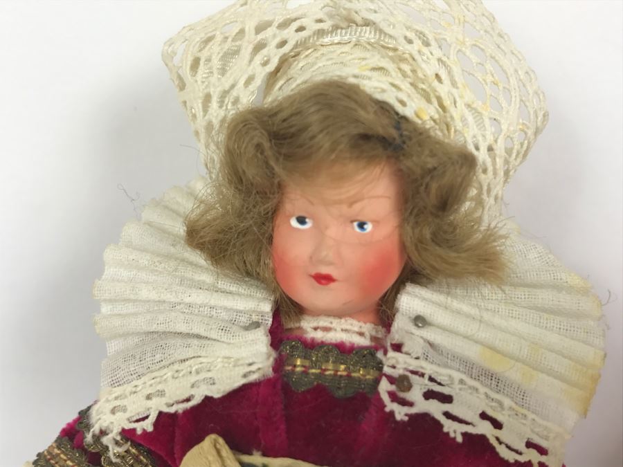 Pair Of Vintage Dolls Including A Le Minore Bretagne  [Photo 3]