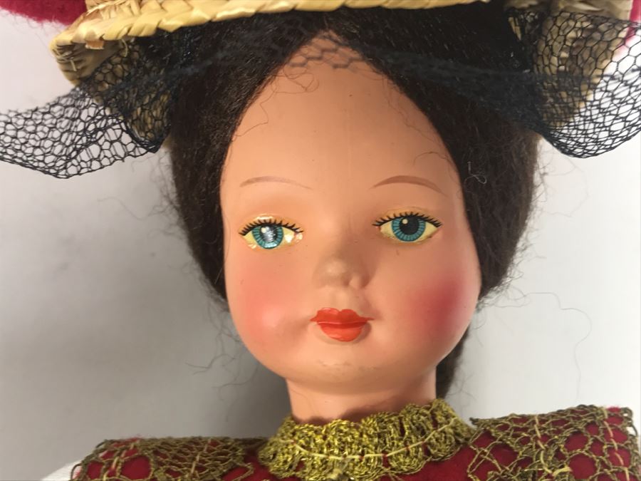 (6) Vintage International Dolls - SLIP Czechoslovakia, Trachten-Puppen, Italy [Photo 16]