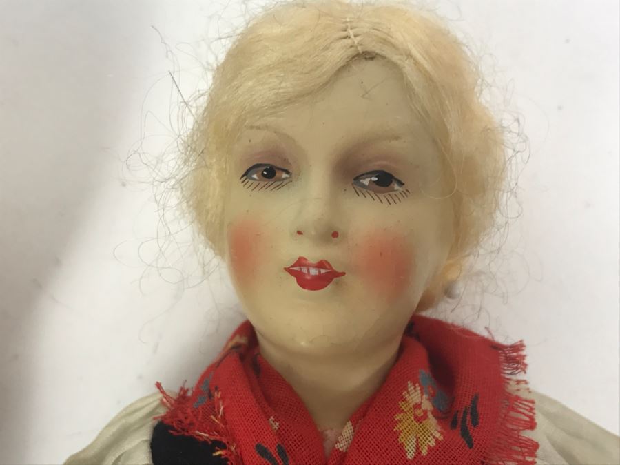 (6) Vintage International Dolls - SLIP Czechoslovakia, Trachten-Puppen, Italy [Photo 9]