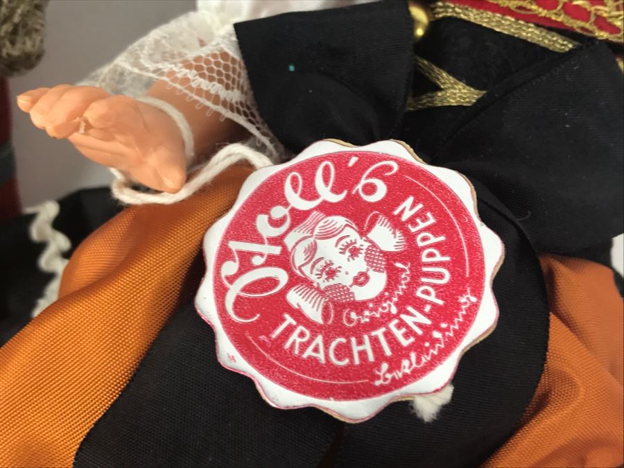 (6) Vintage International Dolls - SLIP Czechoslovakia, Trachten-Puppen, Italy [Photo 17]