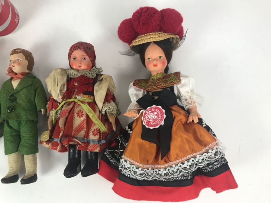 (6) Vintage International Dolls - SLIP Czechoslovakia, Trachten-Puppen, Italy [Photo 15]