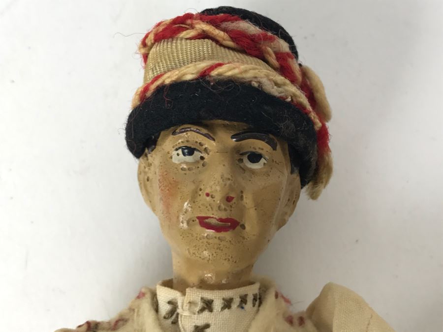 Pair Of Old 1921 Bucherer Highly Collectible Dolls Swiss Metal Bodies [Photo 6]