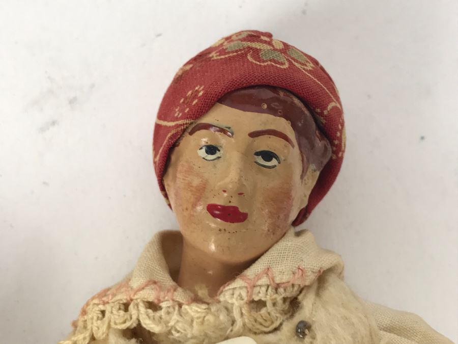 Pair Of Old 1921 Bucherer Highly Collectible Dolls Swiss Metal Bodies [Photo 7]