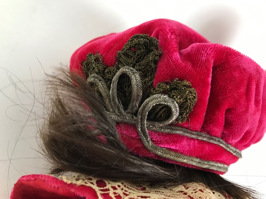 Gorgeous Vintage Doll Believed To Be ARMAND MARSEILLE Germany 3200 M3DEP? Leather Cloth Body And Detailed Sword And Costume [Photo 24]