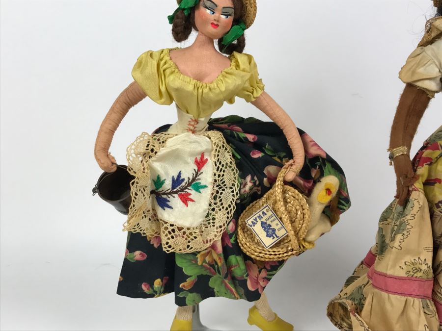 Pair Of Vintage Dolls - One Doll Is Layna Hand Made In Spain [Photo 5]