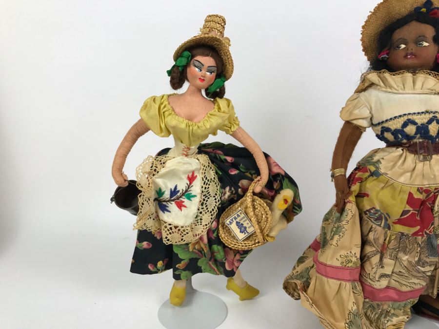 Pair Of Vintage Dolls - One Doll Is Layna Hand Made In Spain [Photo 2]