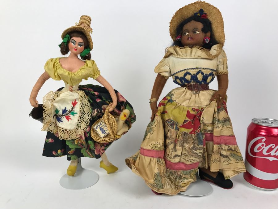 Pair Of Vintage Dolls - One Doll Is Layna Hand Made In Spain [Photo 1]