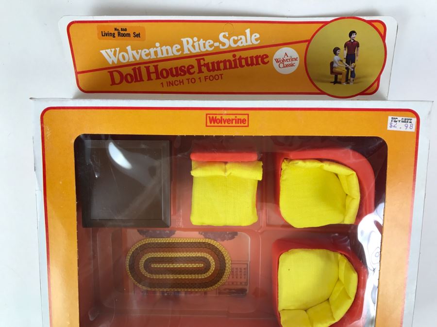 Set Of (5) Wolverine Rite-Scale Doll House Furniture Sets New In Packaging [Photo 8]