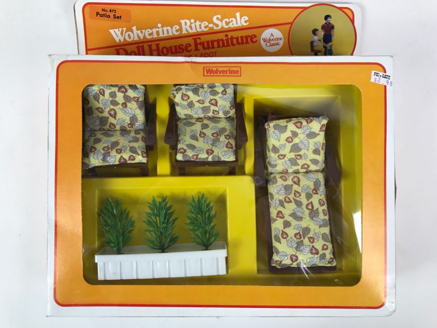 Set Of (5) Wolverine Rite-Scale Doll House Furniture Sets New In Packaging [Photo 13]