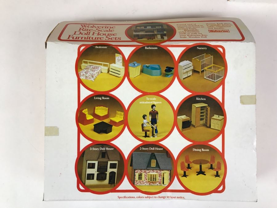 Set Of (5) Wolverine Rite-Scale Doll House Furniture Sets New In Packaging [Photo 5]