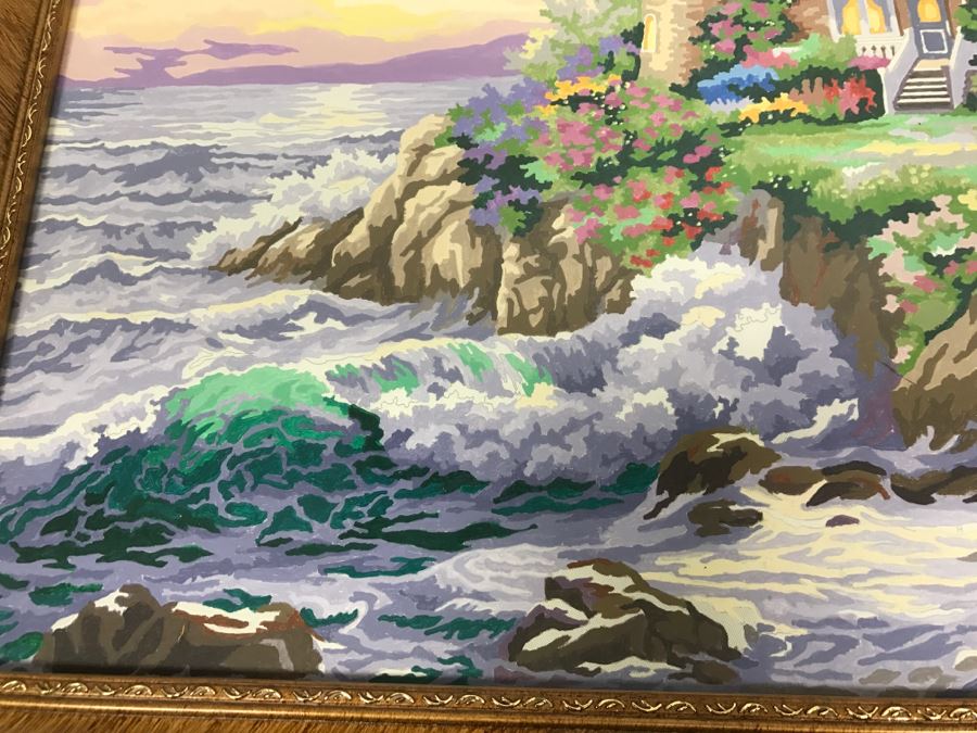 Vintage Paint By Number In Style Of Thomas Kinkade [Photo 6]