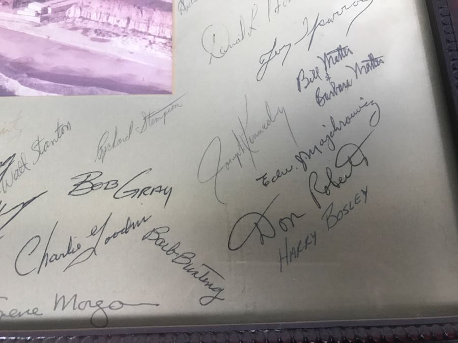 Vintage Photograph Of San Onofre Power Plant With Signatures Of San Onofre Employees [Photo 9]