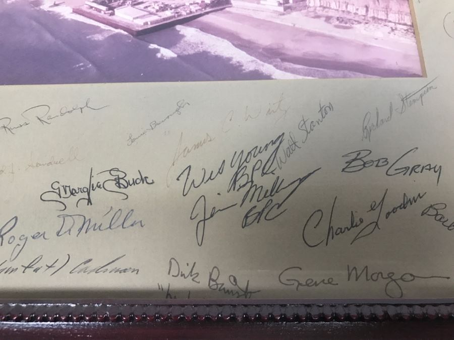 Vintage Photograph Of San Onofre Power Plant With Signatures Of San Onofre Employees [Photo 10]