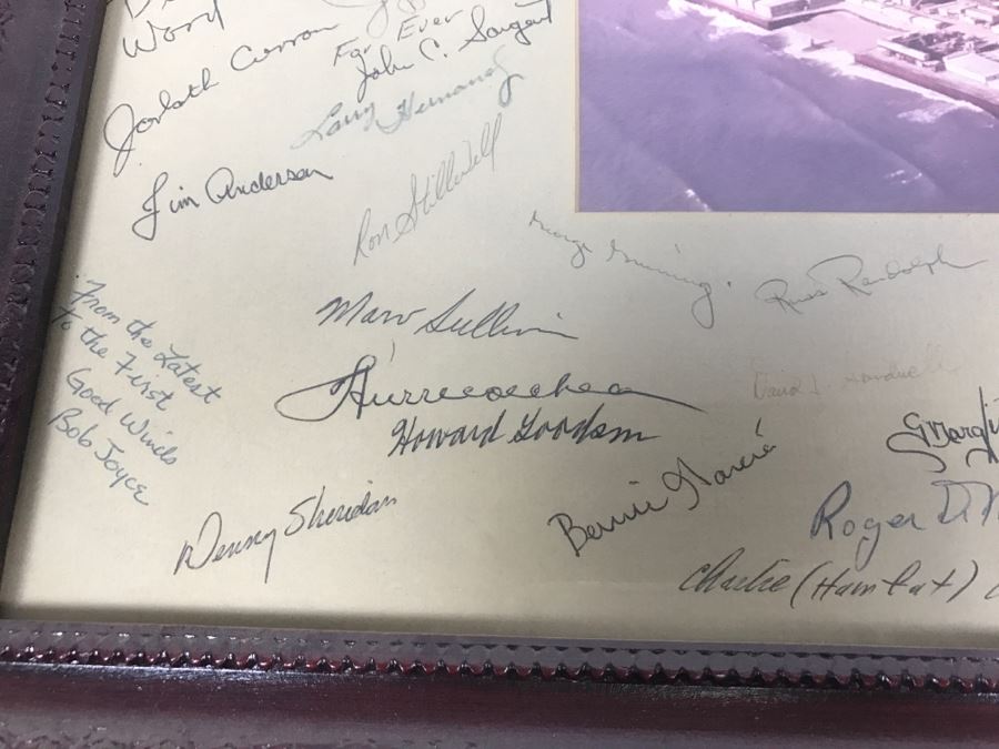 Vintage Photograph Of San Onofre Power Plant With Signatures Of San Onofre Employees [Photo 11]