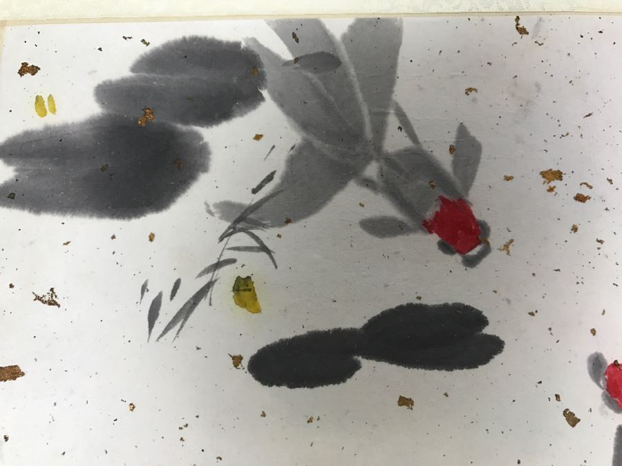Contemporary Asian Scroll Painting Of Koi Fish [Photo 14]