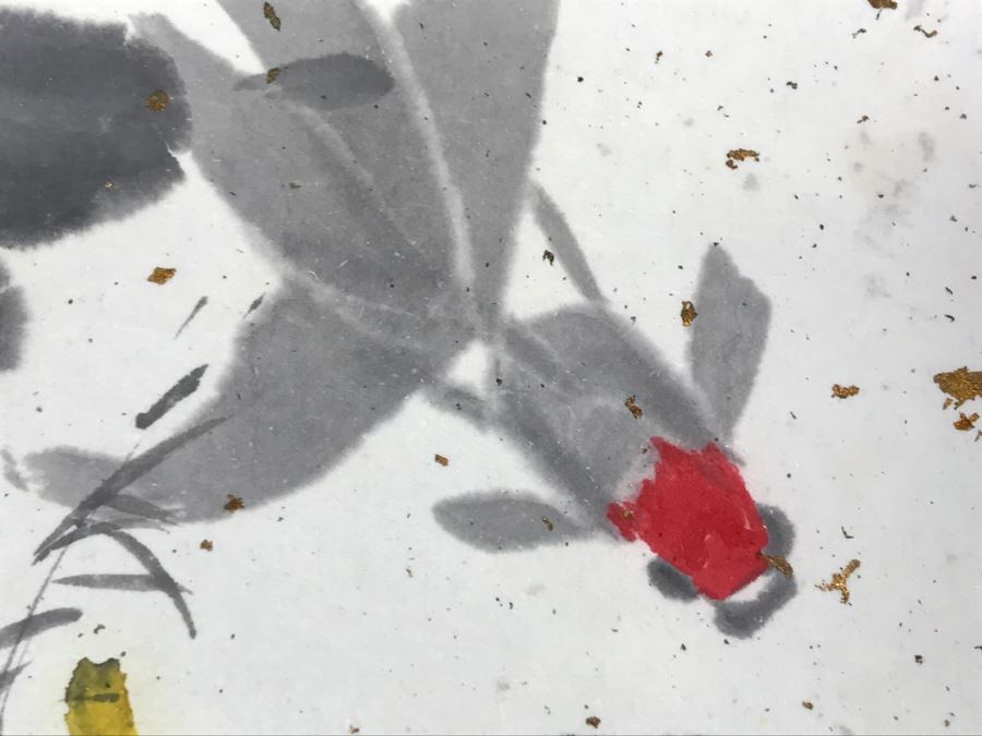 Contemporary Asian Scroll Painting Of Koi Fish [Photo 18]