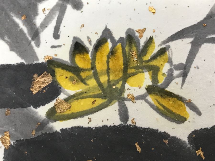 Contemporary Asian Scroll Painting Of Koi Fish [Photo 15]