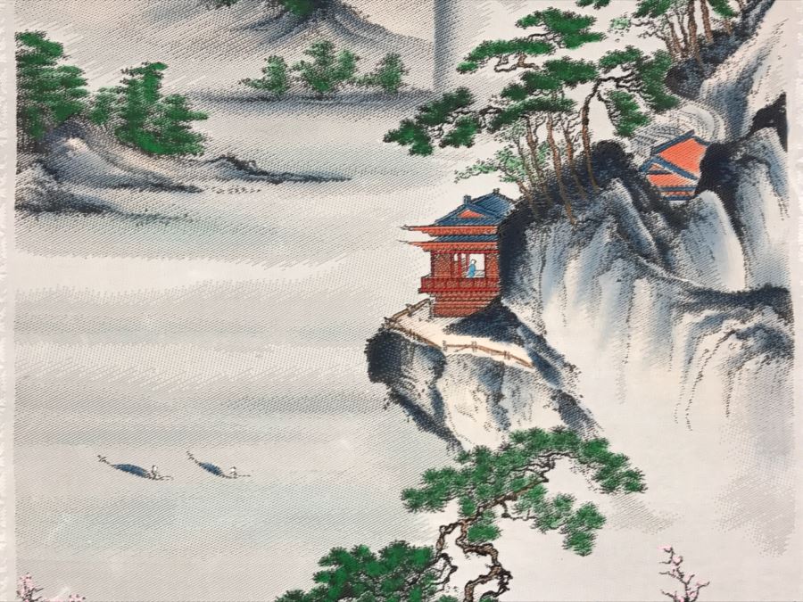 Contemporary Asian Tapestry Scroll [Photo 13]