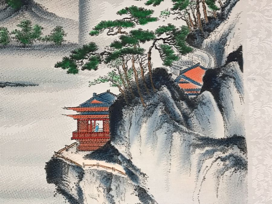 Contemporary Asian Tapestry Scroll [Photo 11]