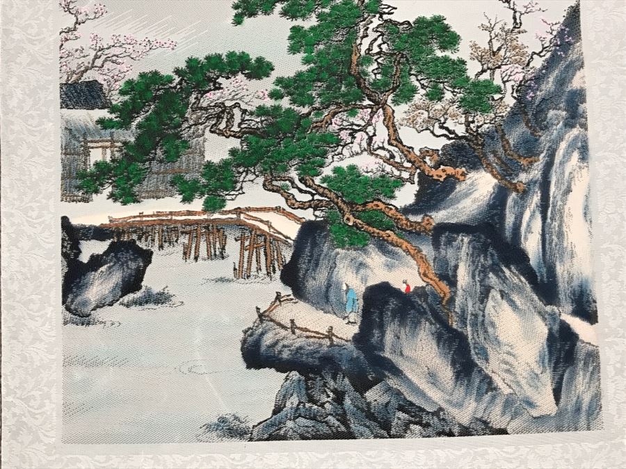 Contemporary Asian Tapestry Scroll [Photo 15]