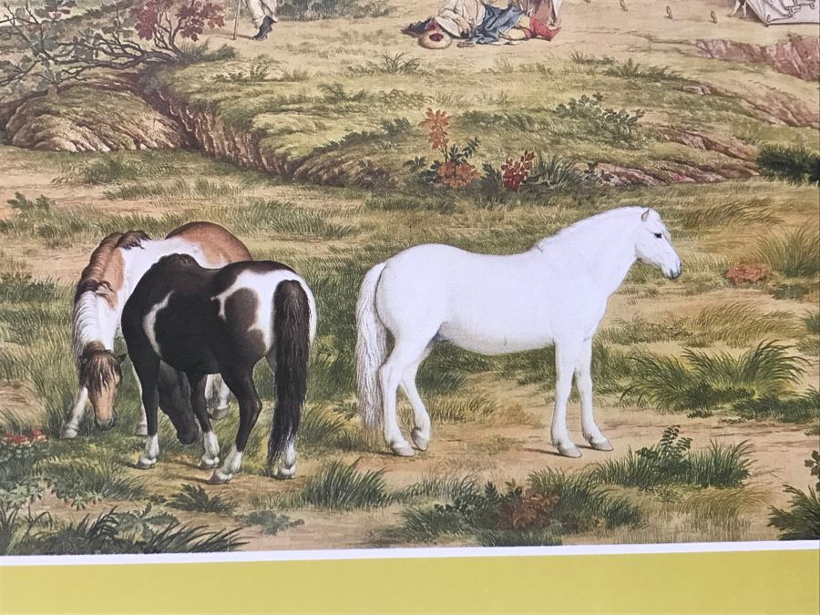 Scroll Print Of One Hundred Stallions By Lang Shih-ling (1688-1766) (Giuseppe Castiglione) Published By The National Palace Museum Taipei, Taiwan, Republic Of China In Original Box [Photo 14]