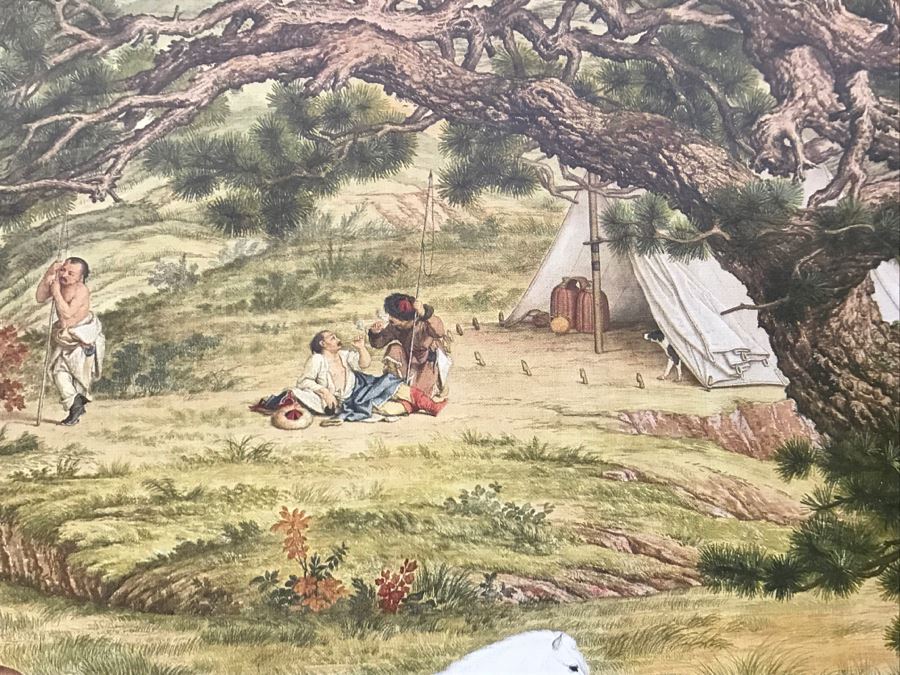 Scroll Print Of One Hundred Stallions By Lang Shih-ling (1688-1766) (Giuseppe Castiglione) Published By The National Palace Museum Taipei, Taiwan, Republic Of China In Original Box [Photo 13]