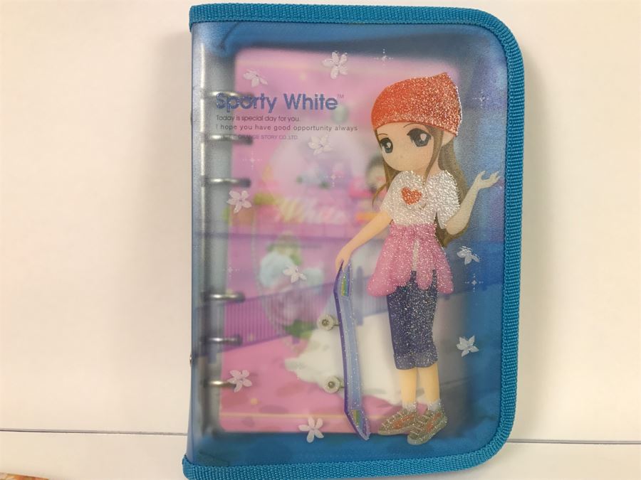 Various Japanese Items Plus Colored Pencils With Leather Carrying Case [Photo 6]