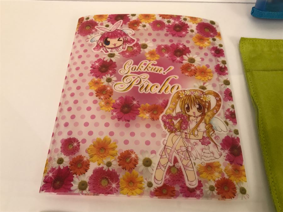 Various Japanese Items Plus Colored Pencils With Leather Carrying Case [Photo 7]