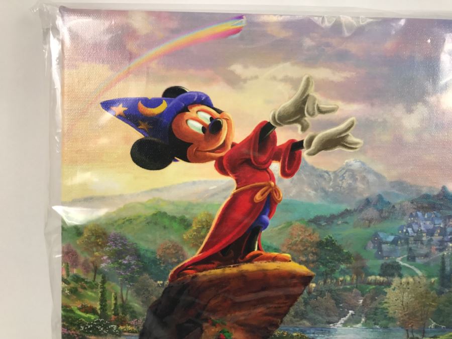 Thomas Kinkade Disney Mickey Mouse Print - 1'3' X 1'3' [Photo 4]
