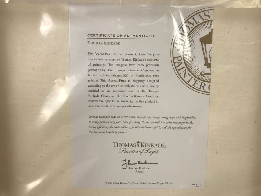 Thomas Kinkade Disney Mickey Mouse Print - 1'3' X 1'3' [Photo 2]